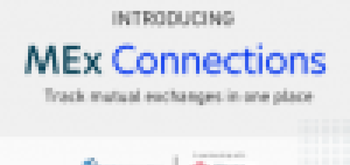 Banner introducing MEx Connections, new product by Home Connections and House Exchange